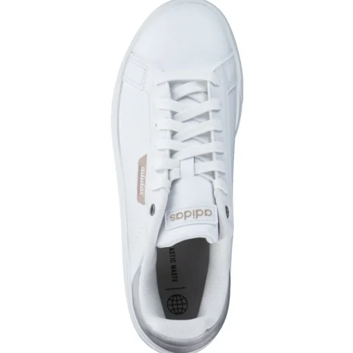 Adidas Court Silk, Sneakers Low, Damen, white/taupe met