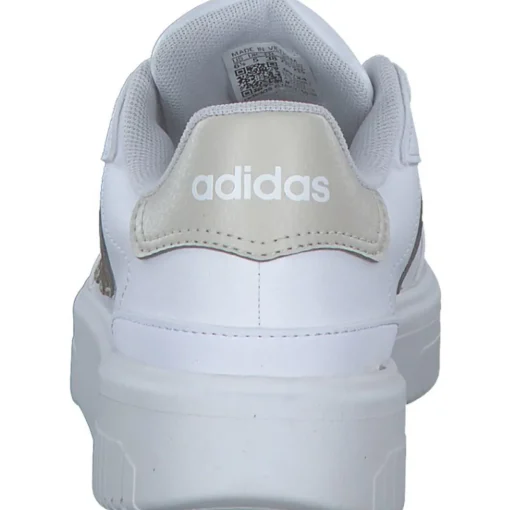 Adidas Courtblock Bold, Schnürschuhe, Damen, FTWWHT/CYBEMT/ORBGRY