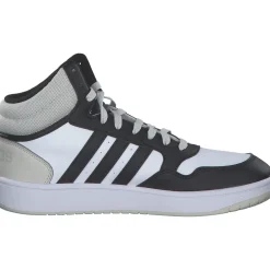 Adidas Hoops 3.0 MID K, Stiefel, Kinder, ftwr white/core black/halo sil
