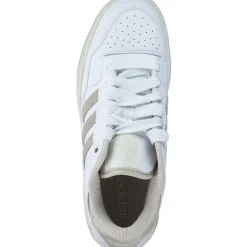 Adidas Rapid Court Low W, Schnürschuhe, Damen, FTWWHT/ALUMIN/OWHITE