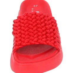 Bagatt A7596, Plateau-Pantoletten, Damen, RED