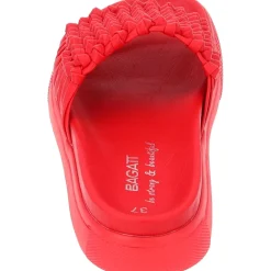 Bagatt A7596, Plateau-Pantoletten, Damen, RED