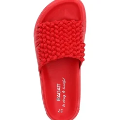 Bagatt A7596, Plateau-Pantoletten, Damen, RED
