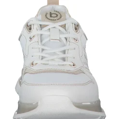 Bugatti A7D01, Sneakers Low, Damen, Weiss-Gold