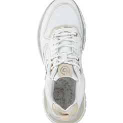 Bugatti A7D01, Sneakers Low, Damen, Weiss-Gold