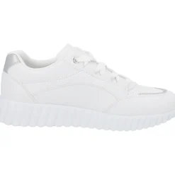 Bugatti AI605, Schnürschuhe, Damen, WHITE/SILVER