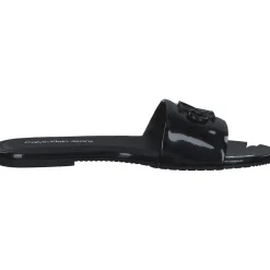 Calvin Klein YW0YW01348, Plateau-Pantoletten, Damen, black
