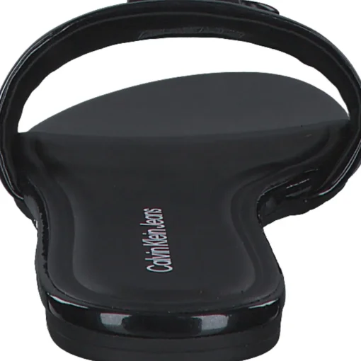 Calvin Klein YW0YW01348, Plateau-Pantoletten, Damen, black