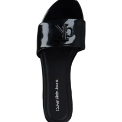 Calvin Klein YW0YW01348, Plateau-Pantoletten, Damen, black