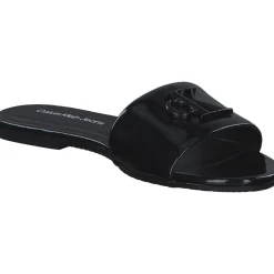 Calvin Klein YW0YW01348, Plateau-Pantoletten, Damen, black
