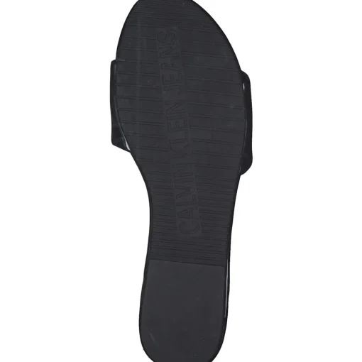 Calvin Klein YW0YW01348, Plateau-Pantoletten, Damen, black