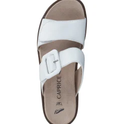 Caprice 27206, Plateau-Pantoletten, Damen, WHITE NAPPA