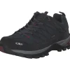 CMP Rigel Low 3Q13247, Trekkingschuhe, Herren, Schwarz (Asphalt-Syrah)