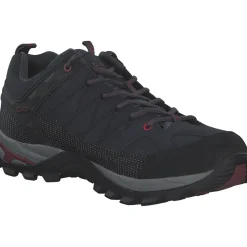 CMP Rigel Low 3Q13247, Trekkingschuhe, Herren, Schwarz (Asphalt-Syrah)