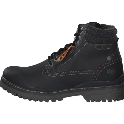Dockers 47LY101, Winterstiefel, Herren, Schwarz