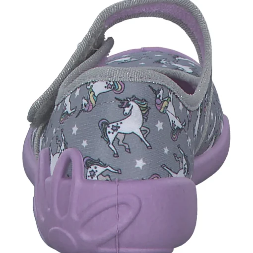 Fischer 642042-616, Hausschuhe & Pantoffeln, Kinder, grau/lila