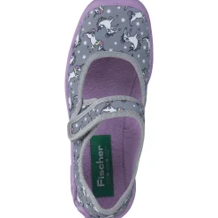 Fischer 642042-616, Hausschuhe & Pantoffeln, Kinder, grau/lila