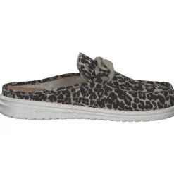 Fusion Ella, Plateau-Pantoletten, Damen, chain leo beige
