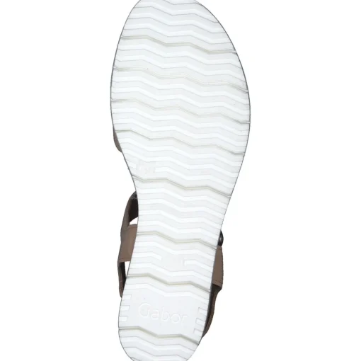 Gabor 24.770, Keilsandaletten, Damen, caramel