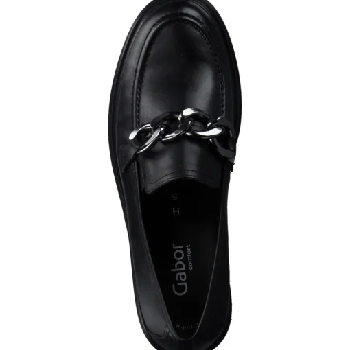 Gabor 92.554, Klassische Ballerinas, Damen, Schwarz