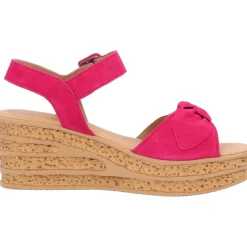 Gabor 24.653, Plateau-Sandaletten, Damen, pink