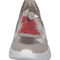 Gabor 63.451, Schnürschuhe, Damen, beige-flame-kombi