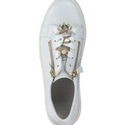 Gabor 63.339, Schnürschuhe, Damen, Weiß Beige