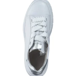 Gabor 63.222, Schnürschuhe, Damen, weiss/silber