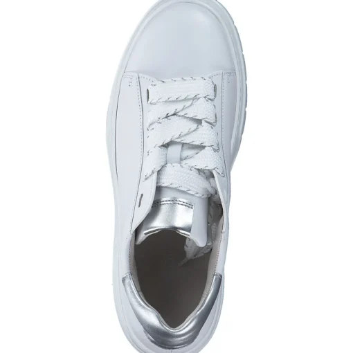 Gabor 63.222, Schnürschuhe, Damen, weiss/silber