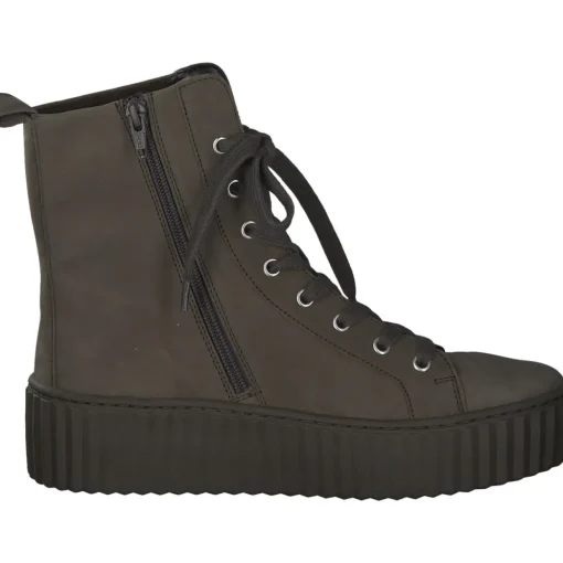Gabor 93.711, Schnürstiefeletten, Damen, Oliv