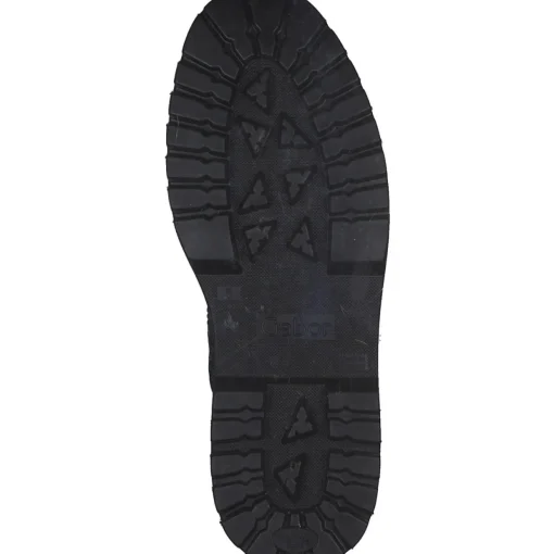 Gabor 71.721, Schnürstiefeletten, Damen, schwarz (gold)