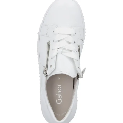Gabor 63.334, Sneakers Low, Damen, Weiß (Weiss)