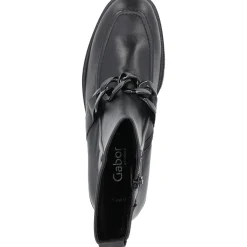 Gabor 32.814, Stiefeletten, Damen, schwarz(Micro/uni)