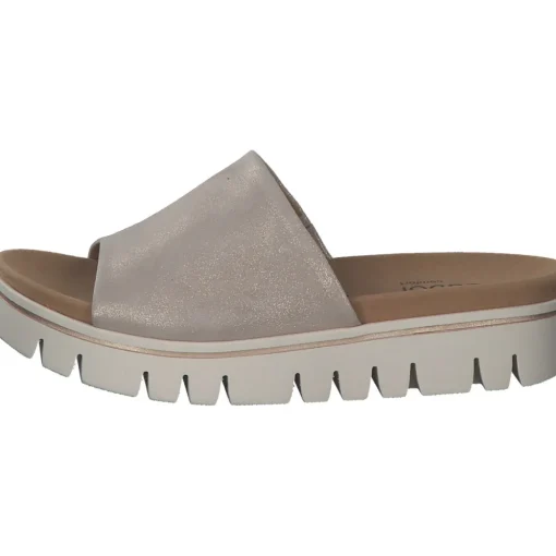 Gabor York 82.880, Plateau-Pantoletten, Damen, Beige