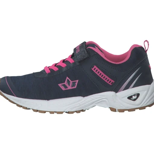Geka Barney VS W, Sportliche Slipper, Kinder, marine/pink