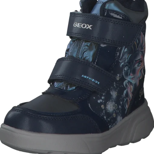 Geox J268AD, Stiefeletten (Kinder), Kinder, NAVY/PLATINUM