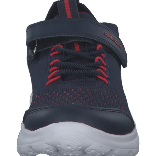 Geox J26H7C, Sneakers Low, Kinder, Navy/Red