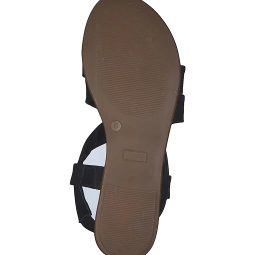 2 Go Shoes 8003802, Keilsandaletten, Damen, Schwarz