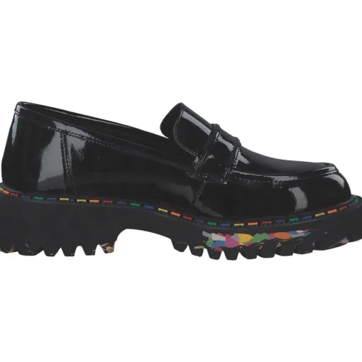 2 Go Shoes 8983401-902, Mokassins, Damen, schwarz (lack)