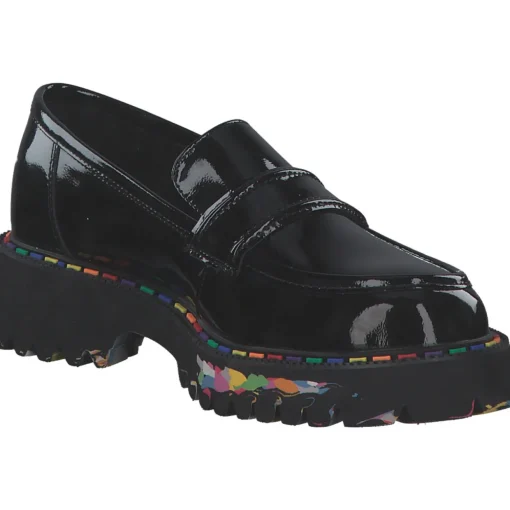 2 Go Shoes 8983401-902, Mokassins, Damen, schwarz (lack)