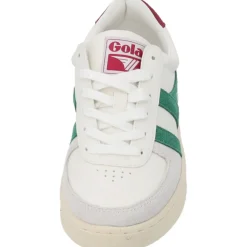 Gola Grandslam Trident CLA415, Schnürschuhe, Damen, white/emerald/cerise