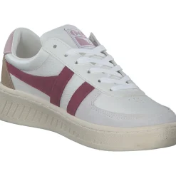 Gola Grandslam Trident CLA415, Schnürschuhe, Damen, white/cerise/chalk pink