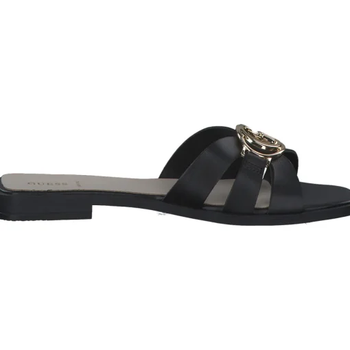 Guess FLJSYM, Pantoletten, Damen, Schwarz
