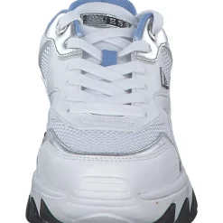 Guess FLTNOW-ELE12, Schnürschuhe, Damen, white / blue