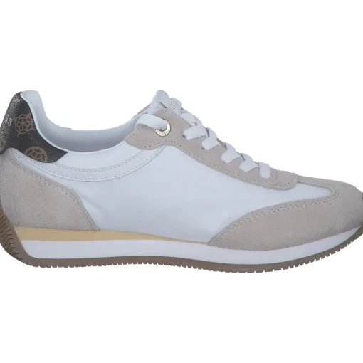 Guess Skroll FLPSKR, Schnürschuhe, Damen, White