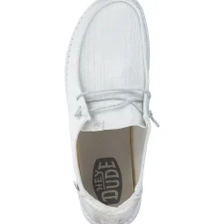 Hey Dude 40079, Schnürschuhe, Damen, weiss