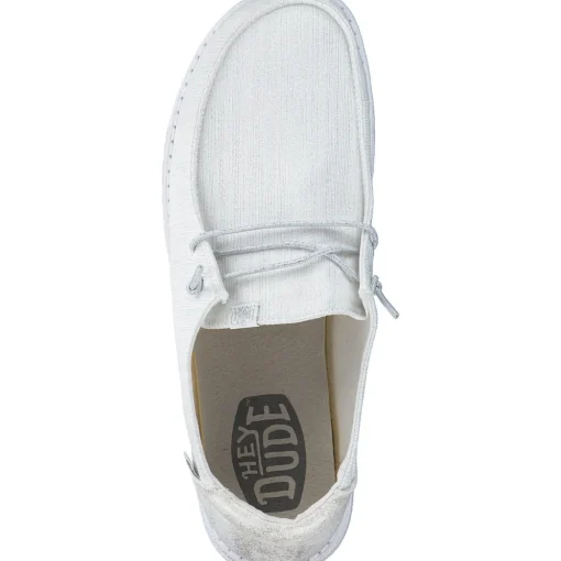 Hey Dude 40079, Schnürschuhe, Damen, weiss
