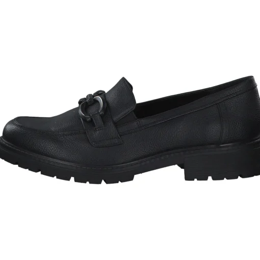 Jana Shoes 24763, Mokassins, Damen, Schwarz