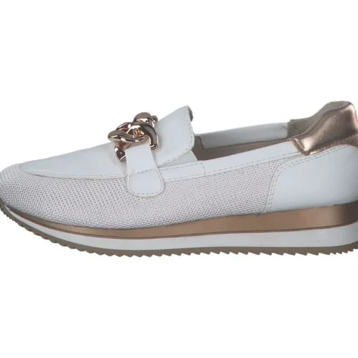 Jana Shoes 24766, Mokassins, Damen, Weiß