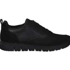 Jana Shoes 83705, Schnürschuhe, Damen, Schwarz